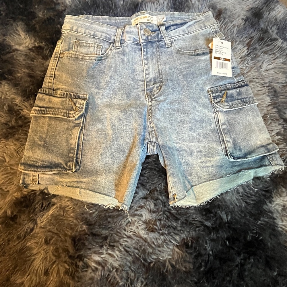 Light color Jean shorts NWT